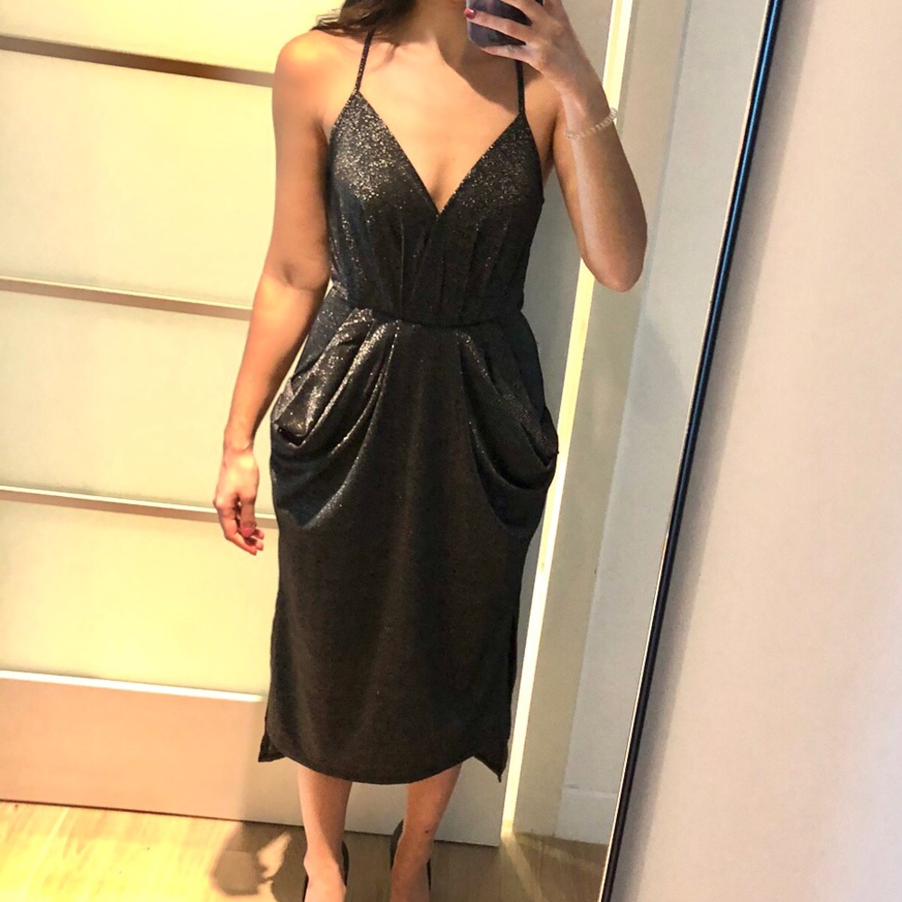 BCBGeneration Black Shimmery Dress